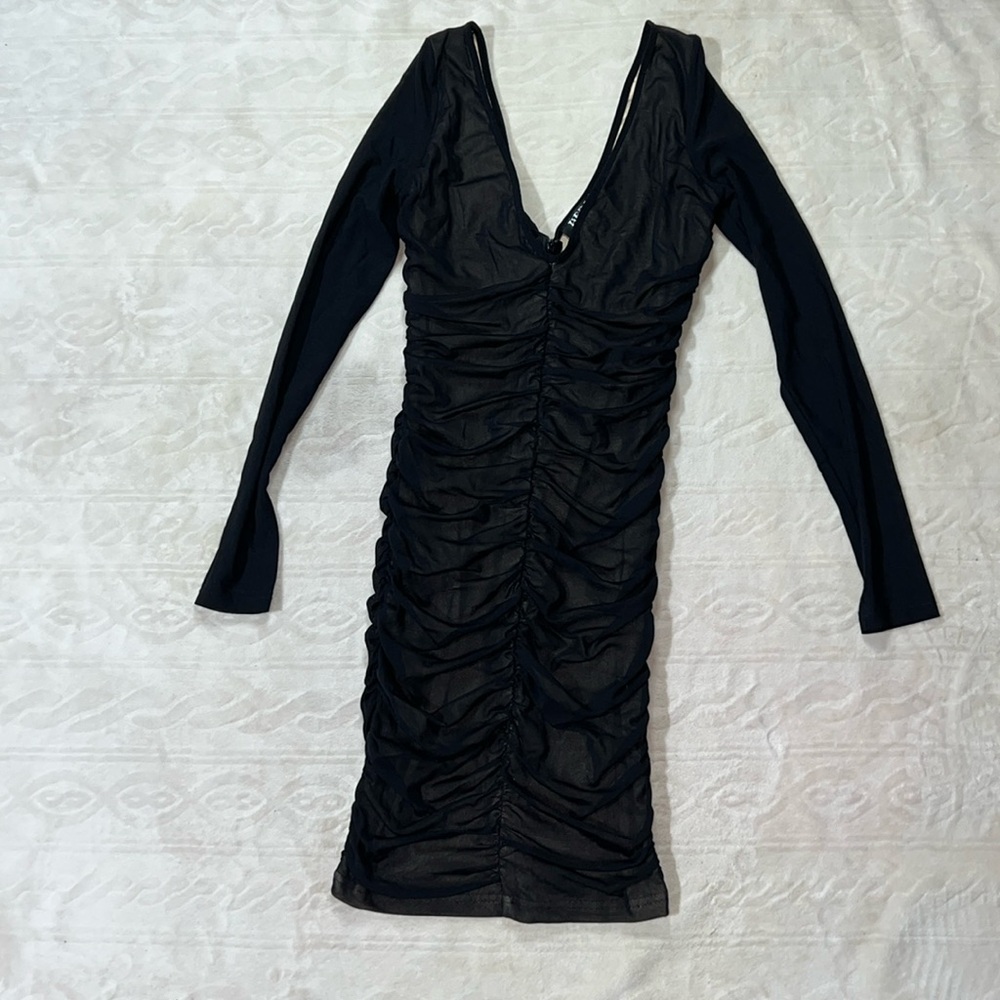 Hera Collection long sleeve mini dress
